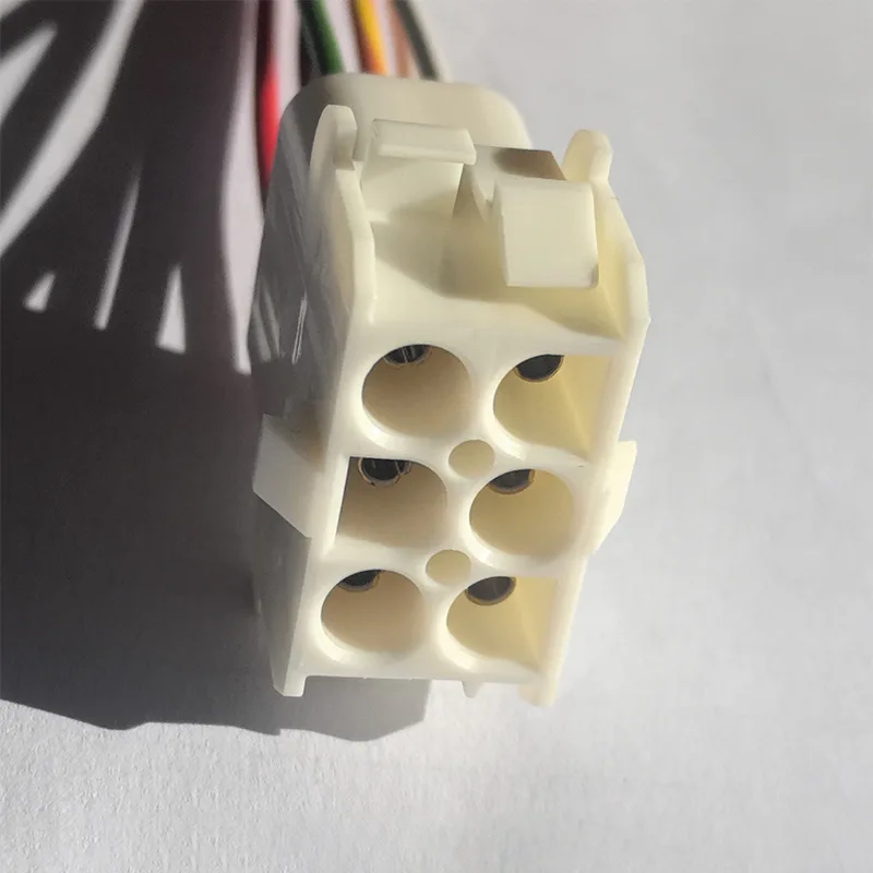 Arnés de cables de inteligencia industrial con conector de 6 pines