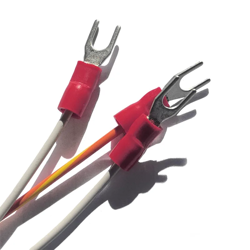 Arnés de cables con terminales tipo horquilla para aplicaciones industriales especializadas